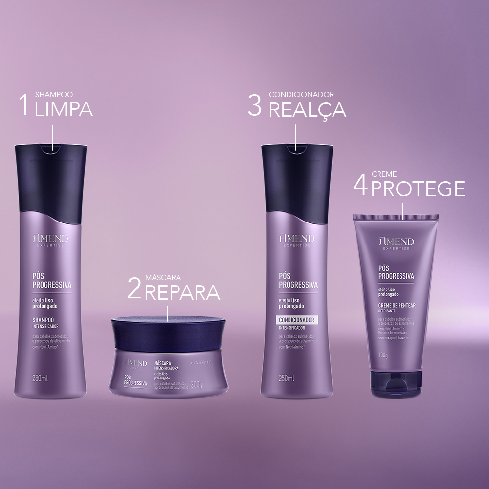 Condicionador Intensificador Amend Expertise Pós Progressiva 250ml image number 5